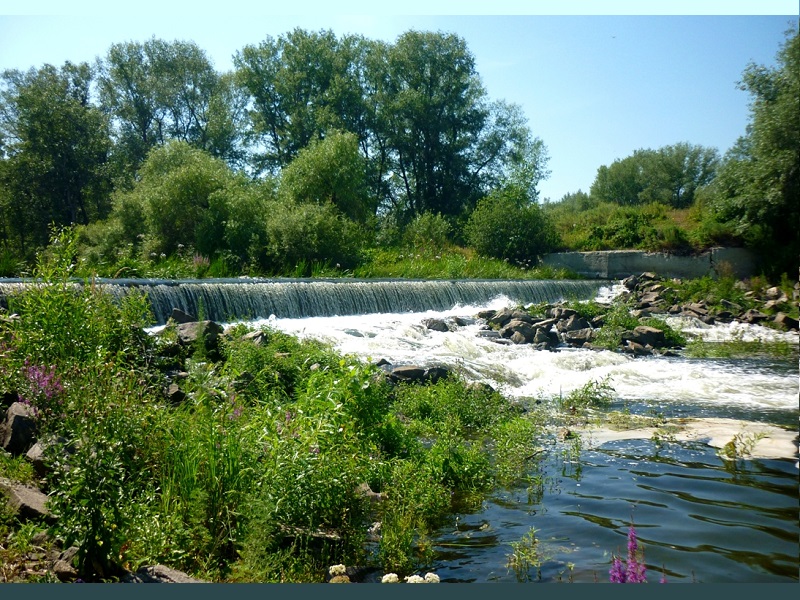 Глядянский водопад.