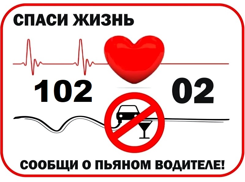 Спаси жизнь. Сообщи о пьяном водителе!.