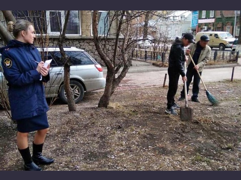 Применение наказания в виде принудительных работ.