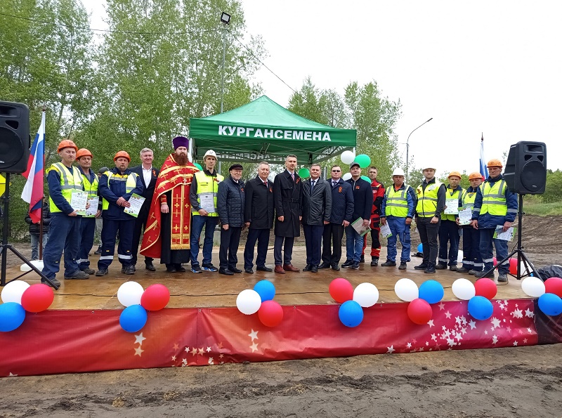 Сегодня состоялось торжественное открытие восстановленного моста через реку Тобол в районе сел Утятское и Нагорское в Притобольном округе.