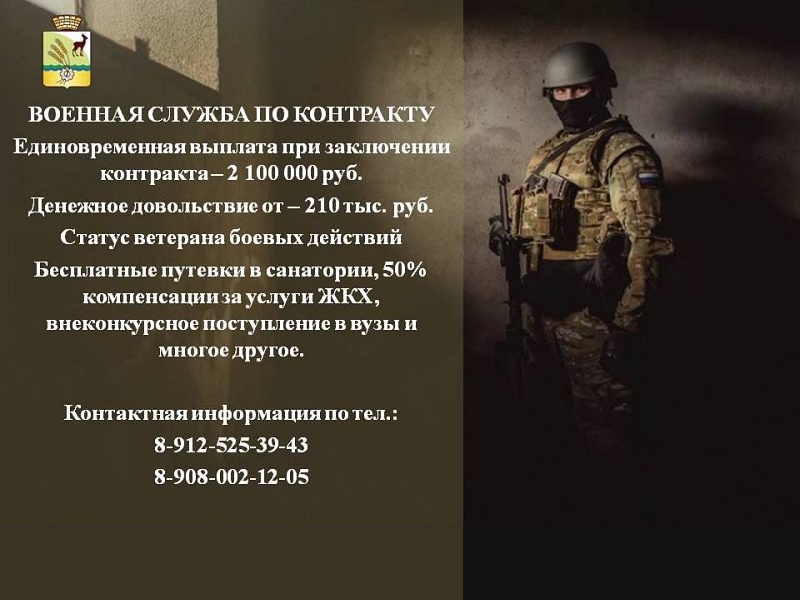 ВОЕННАЯ СЛУЖБА ПО КОНТРАКТУ В ВС РФ.