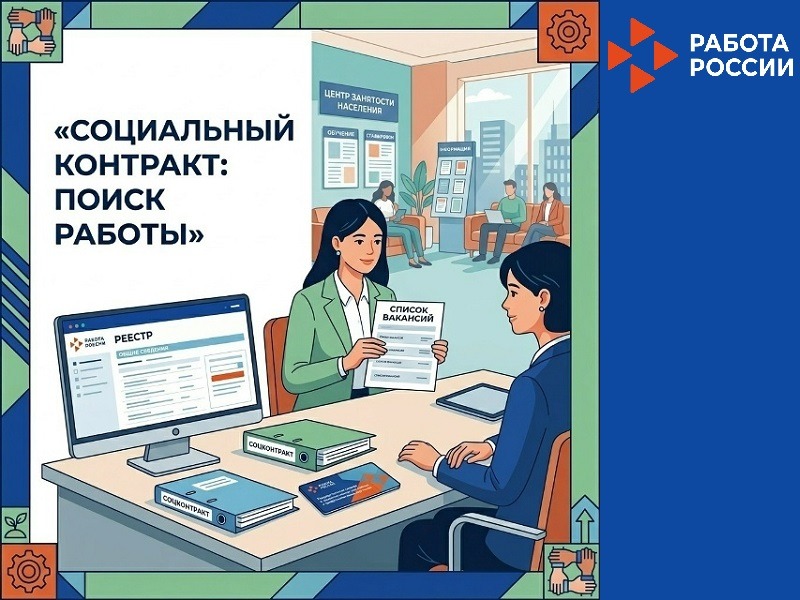 Социальный контракт на оказание помощи в поиске работы.