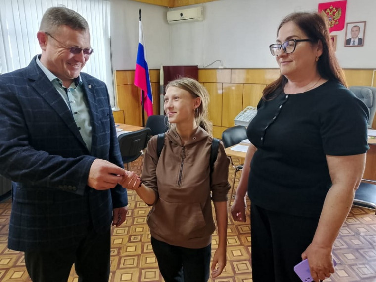 Вручение ключей. Вручение ключей.